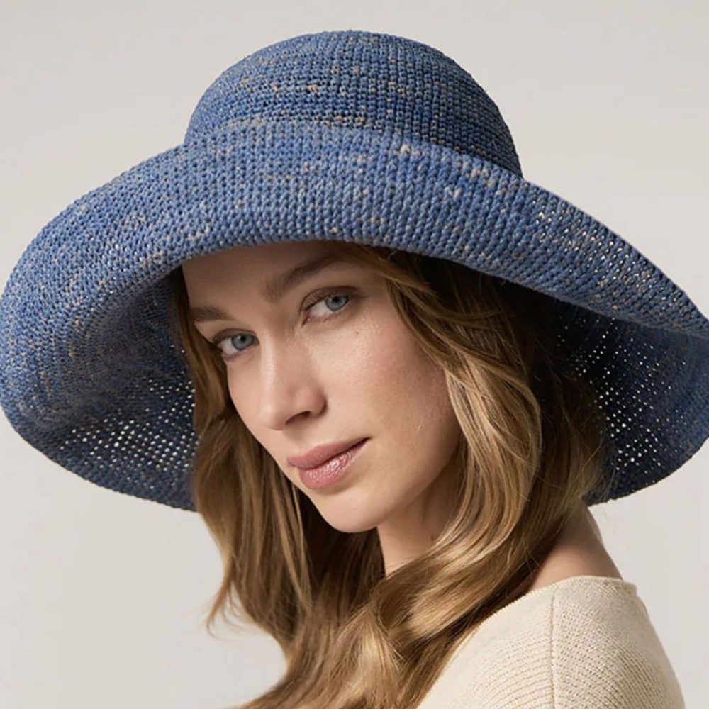 Helen Kaminski Provence 12 Packable Raffia Hat NWT